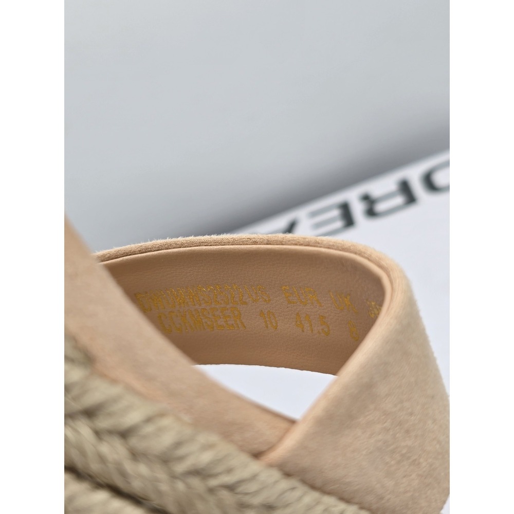 NIB Dream Pairs Women's Platform Wedge Sandal‎ - Color All Nude - Size 10 - Picture 10 of 12